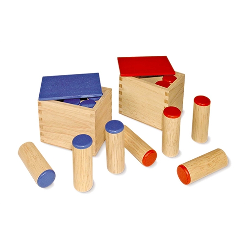 [TPC05758] SCATOLE DEI SUONI IN LEGNO - SET 2 PZ.