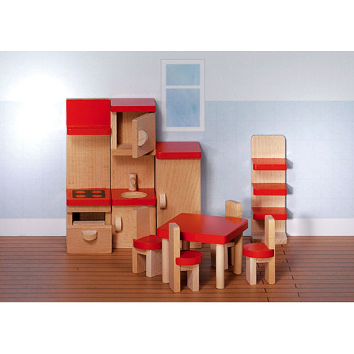 [TPC05780] ARREDAMENTO CASA BAMBOLE - CUCINA / SALA PRANZO