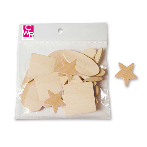 [TPC05873] SOGGETTI ASSORTITI IN LEGNO - SET 100 PZ.