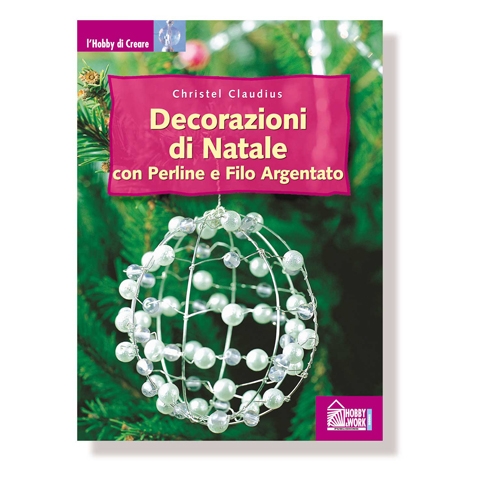 [TPC06259] LIBRO "DECORAZIONI DI NATALE CON PERLINE+FILO"
