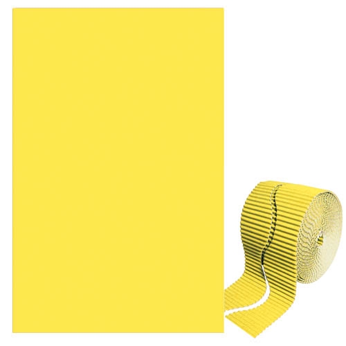 [TPC06279] BORDO ONDULATO - ROT. H. MAX CM.6XMT.15 - GIALLO