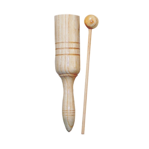 [TPC06394] GUIRO IN LEGNO + BATTENTE D.4X19,5