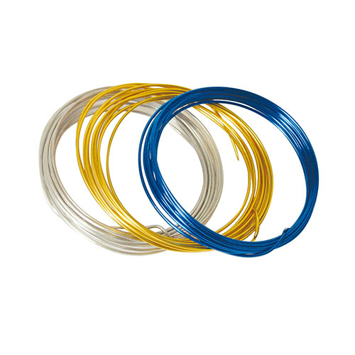 [TPC06424] FILO DI RAME - MATASSINA DIAM. MM.0,3X10 MT. - BLU (min.ord.6 o multipli)