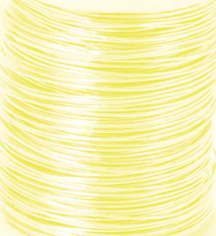[TPC06546] FILO IN NYLON - ROCCHETTO DIAM. MM.0,4X30 MT. - GIALLO (min.ord.12 o multipli)