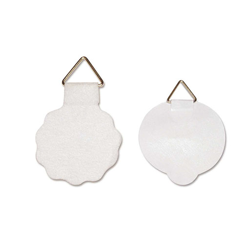 [TPC06549] GANCINI ADESIVI IN TESSUTO DIAM. CM.3 - CONF.12 PZ. (min.ord.5 o multipli)