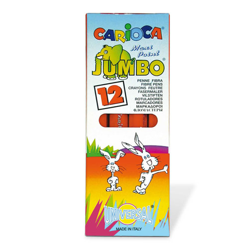 [TPC06552] PENNARELLI UNICOLORE SET PZ. 12 - ROSSI