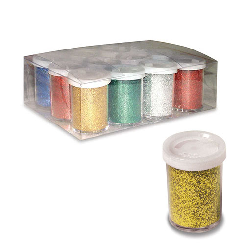 [TPC06655-1] GLITTER - FLACONE ML.25 - ORO (min.ord.12 o multipli)