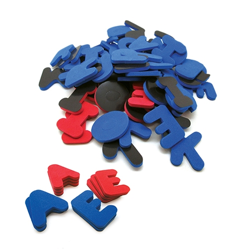 [TPC06726-N] LETTERE MAGNETICHE EVA - SET 67 PZ.