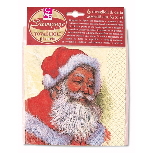 [TPC06812] TOVAGLIOLI NATALE - BUSTA 6 PZ. - ASSORTITI