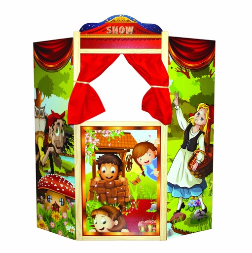 [TPC06815] TEATRINO IN LEGNO CM.115X30X66