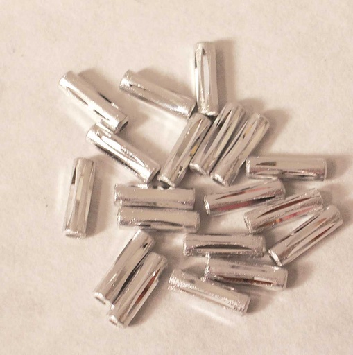 [TPC07060] PERLE - CILINDRETTO 20 PZ. - ARGENTO