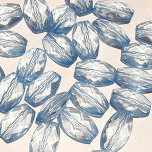 [TPC07072] PERLE - PLASTICA "GEMMA" 40 PZ. - AZZURRO