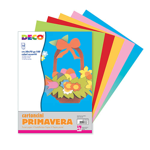 [TPC07143] CART. PRIMAVERA GR.180 CM.50X70 - CONF. 14 FG.
