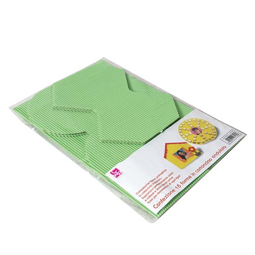 [TPC07169] FORME IN CART. ONDULATO - SET 18 PZ.