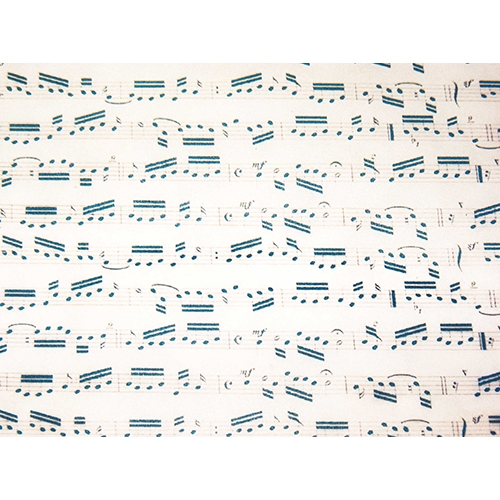 [TPC07184] CARTA "TRASPARENTE" CM.23X33 - CONF. 10 FG. - MUSICA (min.ord.6 o multipli)