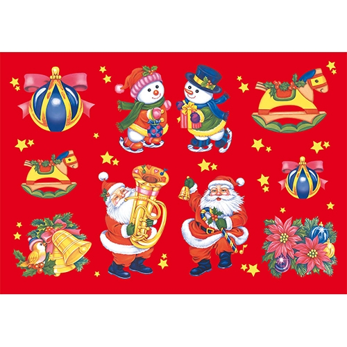 [TPC07200] CARTA DECOUPAGE CM. 50X70 - BUSTA 10 FG.  - NATALE