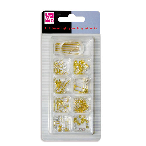 [TPC07240] FERMAGLI PER BIGIOTTERIA - SET