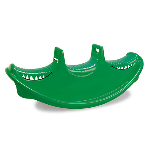 [TPC07366] COCCODRILLO ALTALENA IN PLASTICA