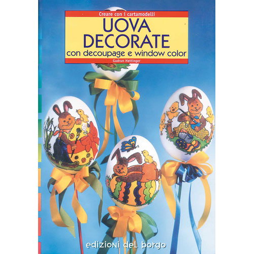 [TPC07657] LIBRO + 1 CARTAMODELLO - UOVA DECOUP E WINDOW COL