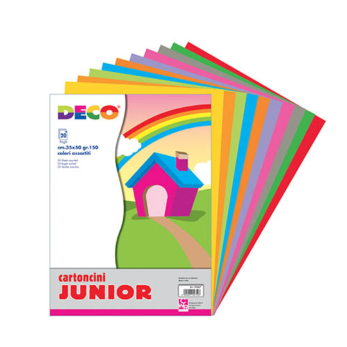 [TPC07667] BLOCCO DIS 20 FG. CM.35X50 GR.150/MQ  - COL ASS.
