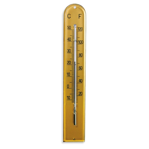 [TPC07673] TERMOMETRO TESTA TONDA MM.27X160