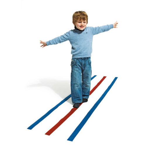 [TPC08746] STRISCE PERCORSI CM.5X100  BLU - CONF.12 PZ.