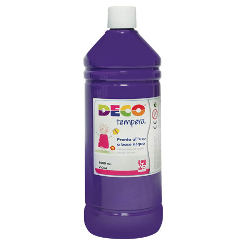 [TPC08808-11] TEMPERA - FLACONE ML.1000 - VIOLA (min.ord.6 o multipli)
