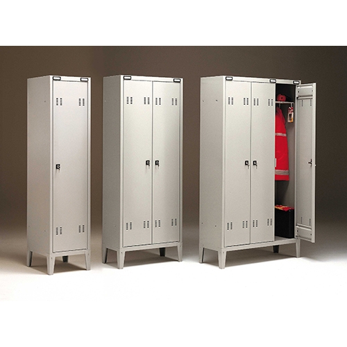 [TPC08842] SPOGLIATOIO IN METALLO A 1 POSTO - CM.38X47X180H