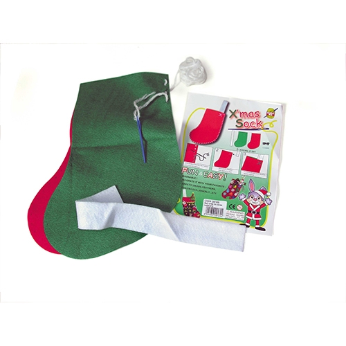 [TPC09169] SET "CREA LA CALZA NATALIZIA" (min.ord.6 o multipli)