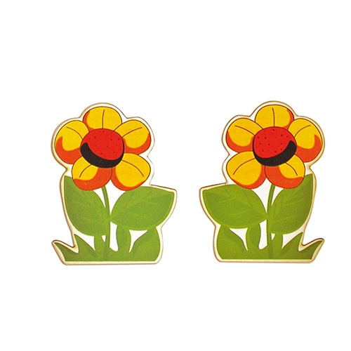 [TPC09288] FIORI IN BETULLA CM.23X35 - SET 2 PZ.