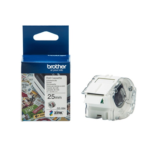 [DBROCZ1004] NASTRO BROTHER CZ-1004 A LUNGHEZZA CONTINUA 25 mm x 5 metri