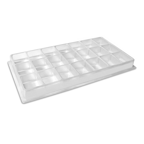 [TPC09404] ESPOSITORE PERLINE CM.30x55x5H. 21 VANI CM. 6,5x8