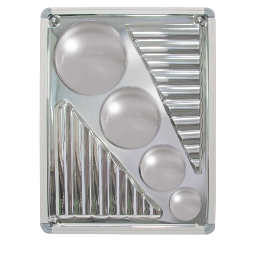 [TPC09418] SPECCHIO CROMATICO CM. 60X80 - FORME ASSORTITE