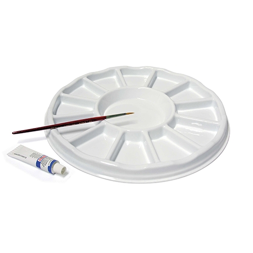 [TPC09692] TAVOLOZZA TONDA DIAM. CM.31 (min.ord.4 o multipli)