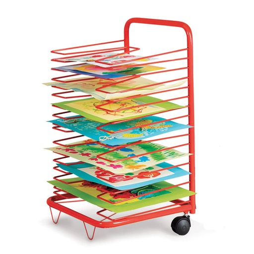 [TPC09723] CARRELLO ASCIUGADISEGNI - 17 RIPIANI - CM.44,5X35,5X71H