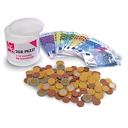 [TPC09868] BARATTOLO EURO MONETE E BANCONOTE