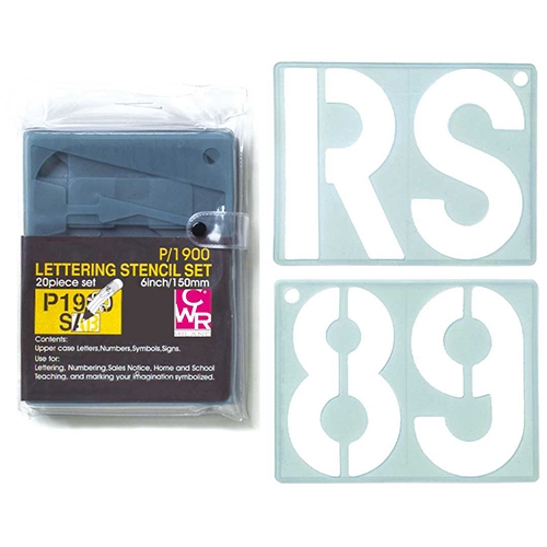 [TPC1-255] MAXI NORMOGRAFI CM.15 LETTERE/NUMERI - SET PZ. 20