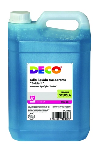[TPC10452] COLLA LIQUIDA TRASPARENTE EVIDENT LT. 5