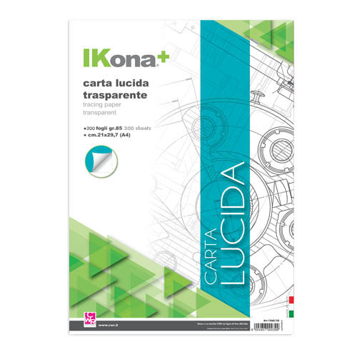 [TPC1060-200] CARTA PER LUCIDI - RISMA 200 FG. CM. 21X29,7