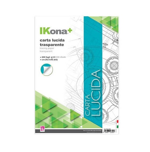 [TPC1063-200] CARTA PER LUCIDI - RISMA 200 FG. CM. 29,7X42