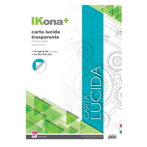 [TPC1065-10] CARTA PER LUCIDI - BLOCCO 10 FG. CM. 42x29,7 (min.ord.10 o multipli)