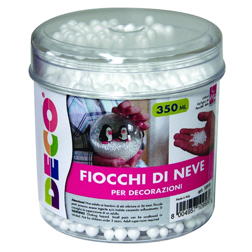 [TPC10958] NEVE IN POLISTIROLO - BARATTOLO ML.350