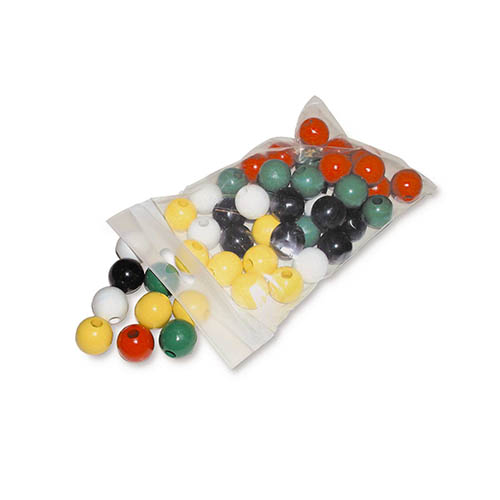 [TPC1117] PALLINE (RICAMBIO PER  ABACO ART. 1125) BUSTA PZ. 50