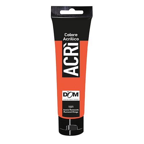 [TPC11535-151] ACRILICO - TUBO ML. 100 - ARANCIO FLUO (min.ord.6 o multipli)