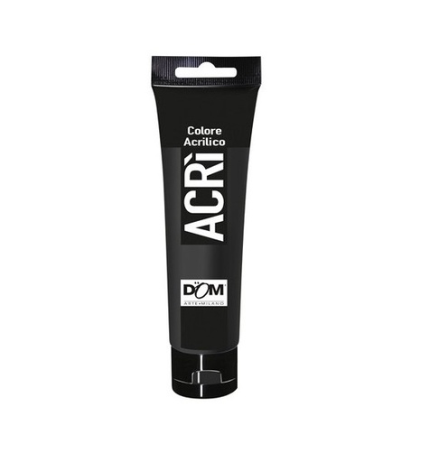 [TPC11535-791] ACRILICO - TUBO ML.100 - NERO DI MARTE (min.ord.6 o multipli)