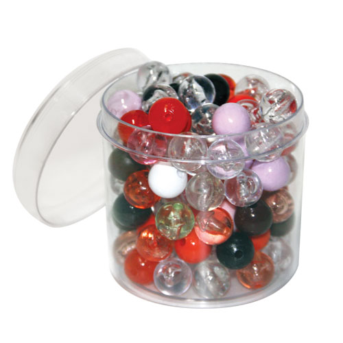 [TPC11835] PERLE MISTE DIAM.MM.16 - BARATTOLO 90 PZ. COL. ASS.