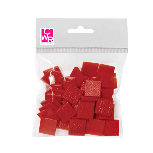 [TPC11857-05] MOSAICO ARTISTICO MM.15X15 - BUSTA 50 PZ. - ROSSO