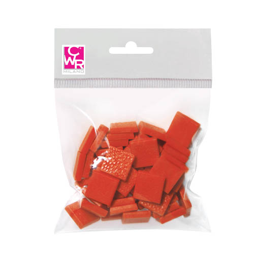 [TPC11857-06] MOSAICO ARTISTICO MM.15X15 - BUSTA 50 PZ. - ROSSO OSSIDO