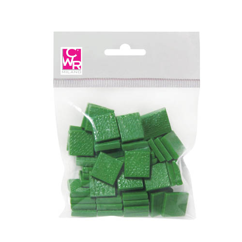 [TPC11857-14] MOSAICO ARTISTICO MM.15X15 - BUSTA 50 PZ. - VERDE SCURO