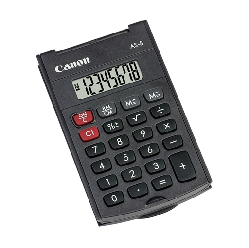 [DCANAS8HB] CALCOLATRICE TASCABILE AS-8 HB
